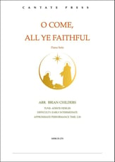 O Come, All Ye Faithful piano sheet music cover